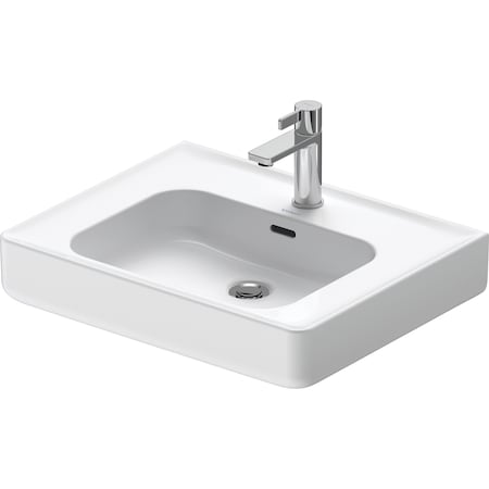 Duravit Soleil By Starck Sink 23 5/8  White High Gloss, Number Of Faucet Holes: 1, Overflow - 2376600000